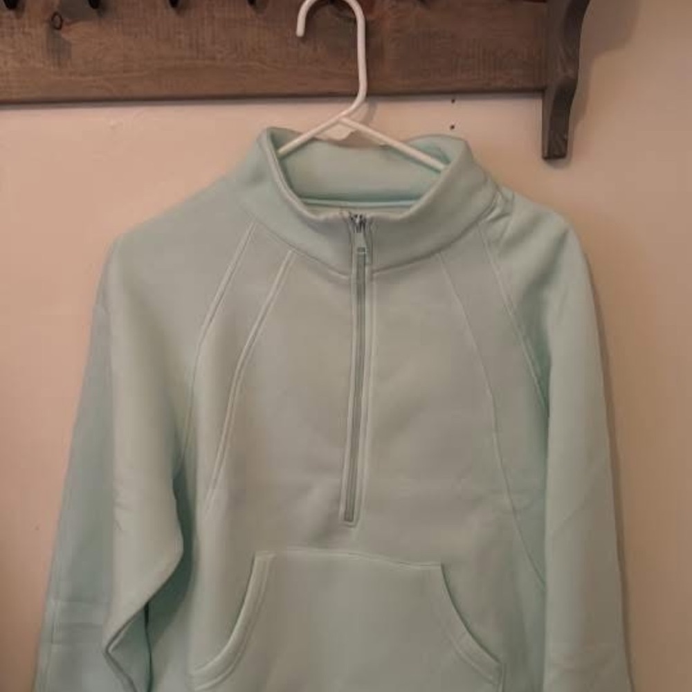 Light Blue Quarter-Zip Pullover